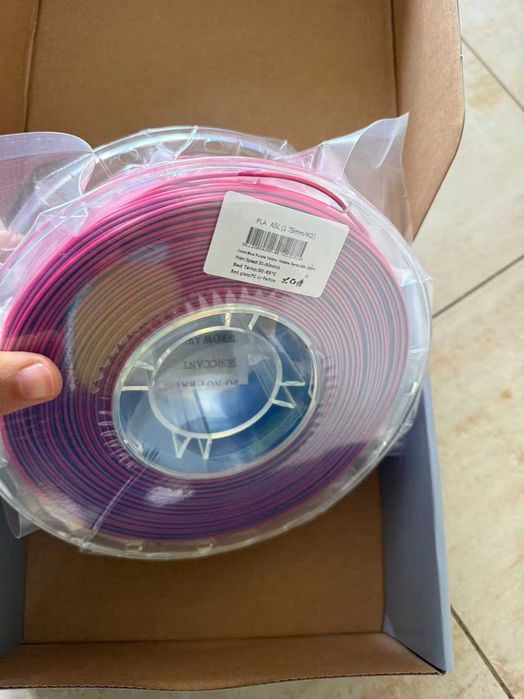 1kg Novo Seda com gradiente filamento PLA PETG impressão 3D Filament