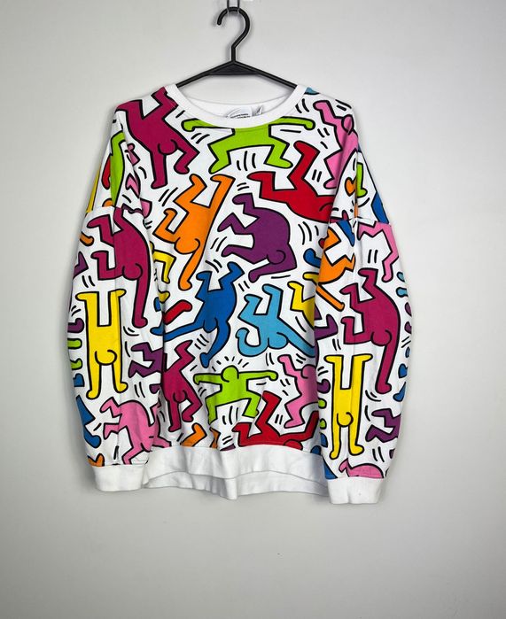 Bluza Keith Haring Multi Logo Patterns Boxy Fit