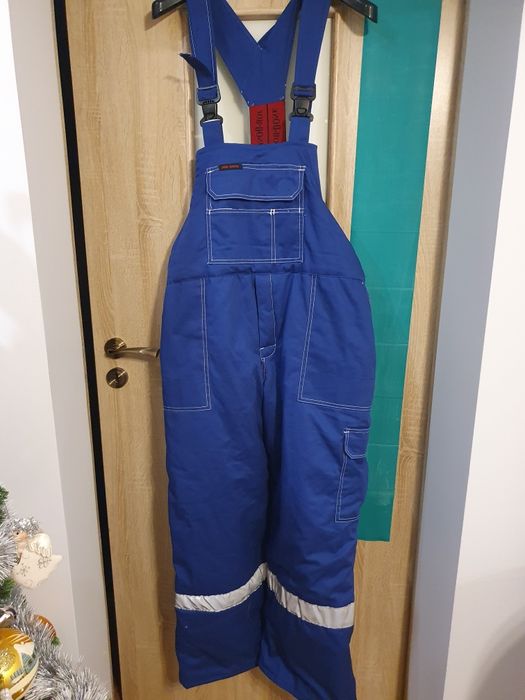 Spodnie na szelkach, ocieplane, Job Done, r XL