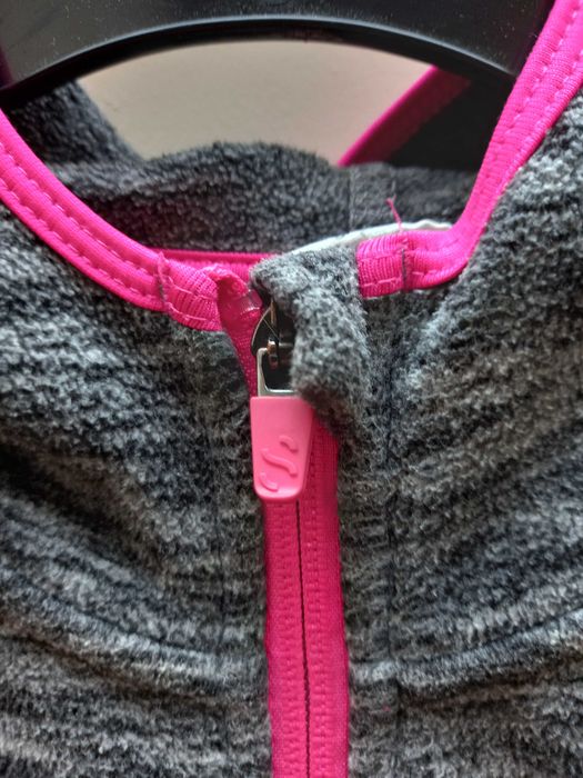 Ciemnoszara rozpinana bluza