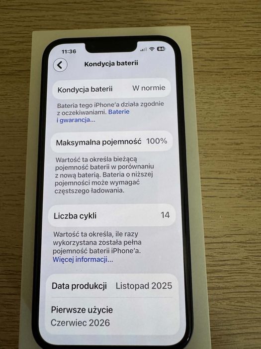 Iphone 17e stan idealny na gwarancji
