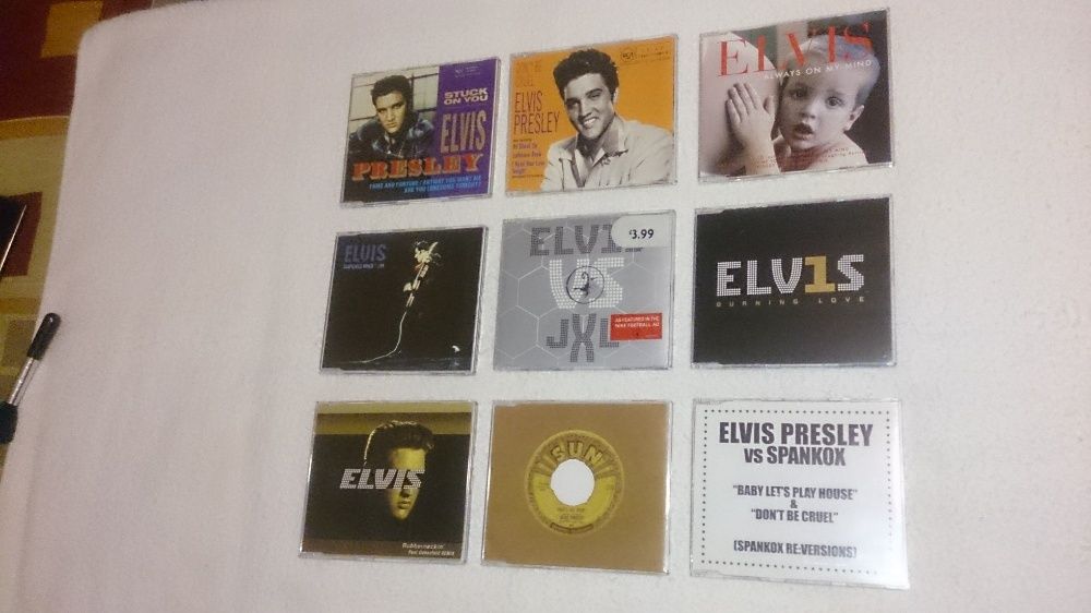 elvis presley (9 cds singles) raros