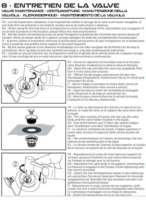 CONJUNTO KAYAK BELUGA  DROPSTITCH 2 pessoas PERFORMANCE