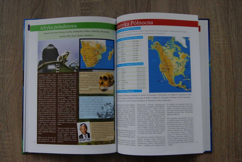 Ilustrowana Encyklopedia Poznaj Kontynenty stan bdb
