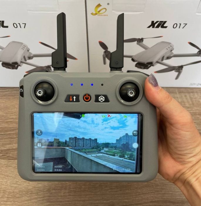 Квадрокоптер SJY XiL017 4K дрон з 3-х осевим підвесом, 10 км,