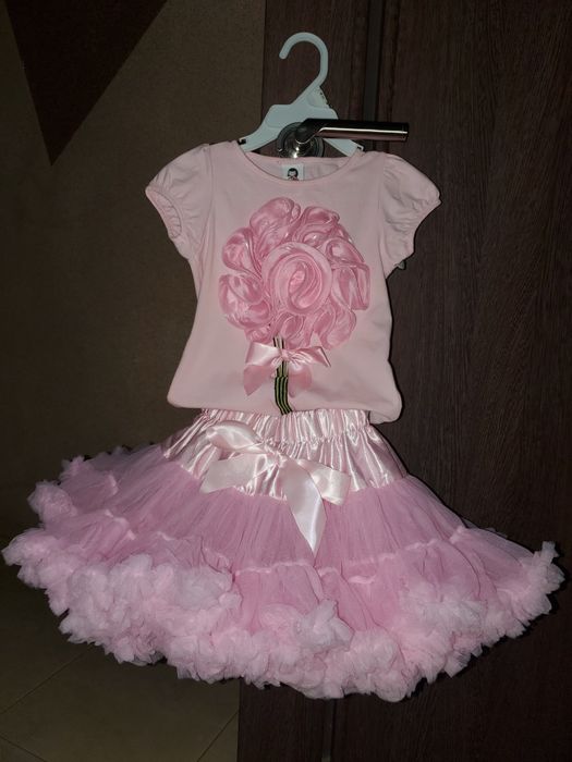 Святковий комплект спідниця пачка і футболка (юбка пачка и футболка)