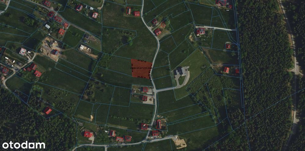 Widokowa działka budowlana 15a, asfaltowy dojazd, panorama gór PREMIUM - Więcej