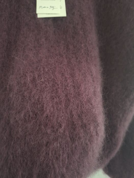 Cxl sweter kid moher rozkloszowane rekawy
