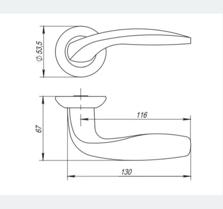 Ручки дверные для входных межкомнатных дверей