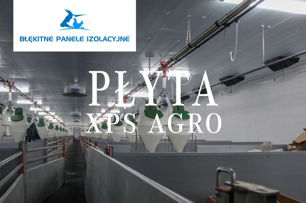 Niebieska Izolacja Dachu na Tuczarnie Chlewnie Płyta Styrodur XPS AGRO