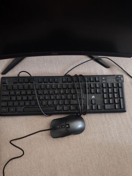 Monitor + periféricos gaming