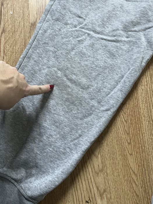 Spodnie Adidas orginał bawełniane XL szare