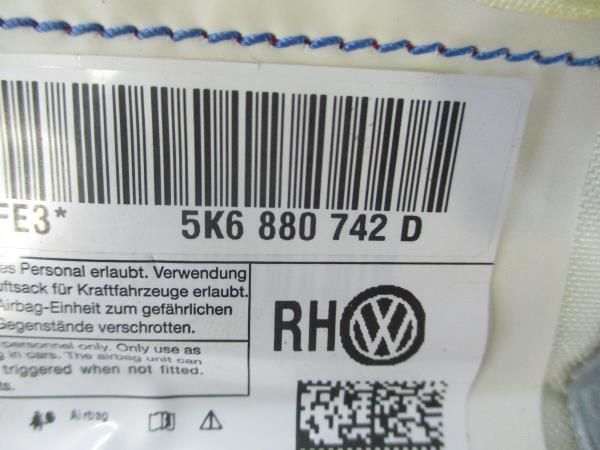 Airbag cortina direito VOLKSWAGEN Golf VI (5K1)