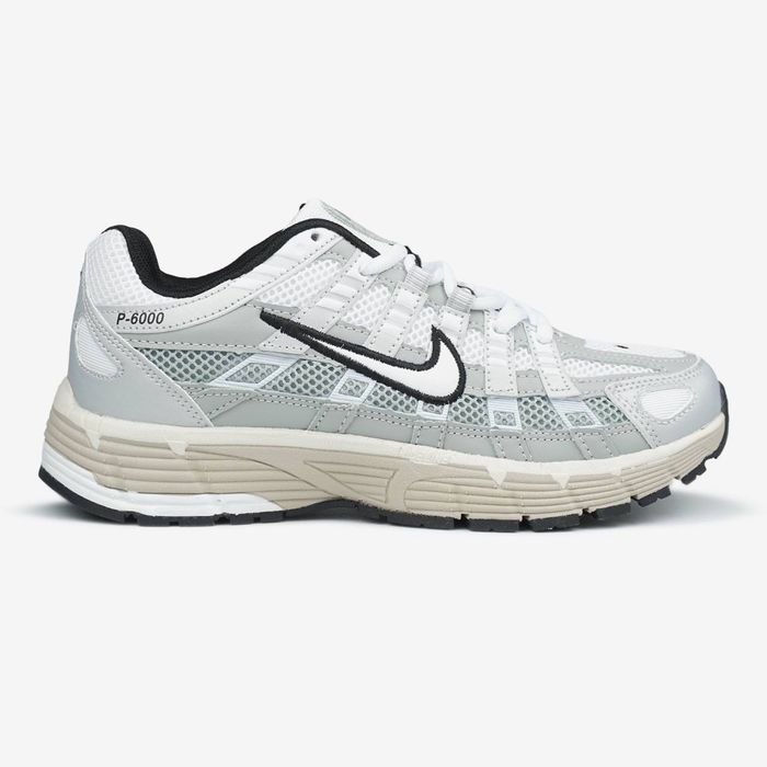 Кросівки Кроссовки Nike P-6000 silver/white 36 37 38 39 40 41 42 43 44 45 розміри