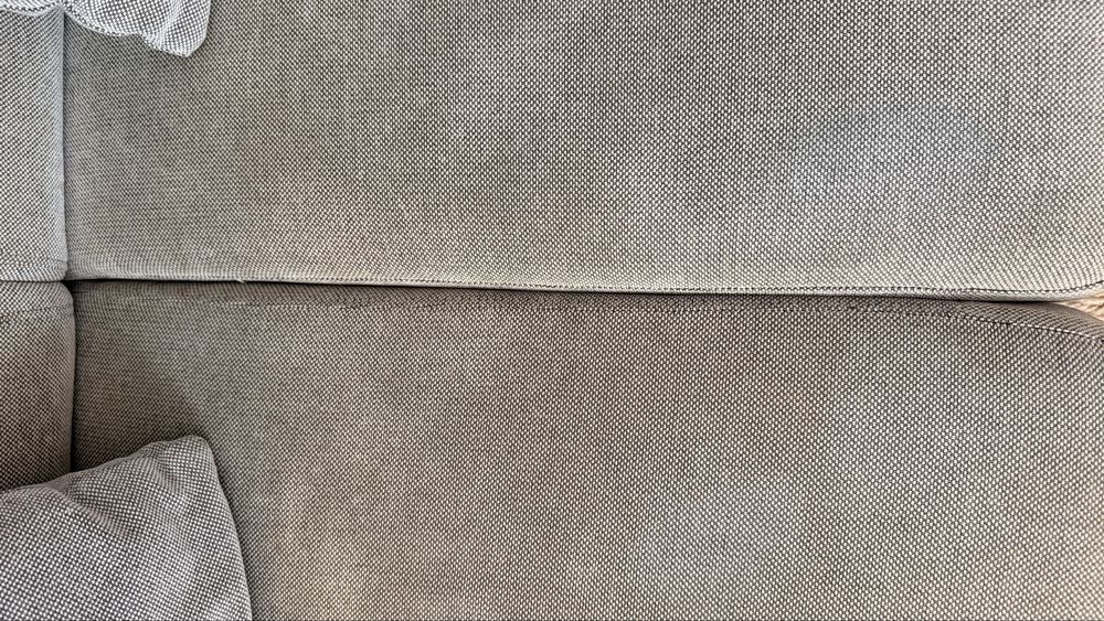 Sofá IKEA SLATORP 3 lugares c/ chaise longue (Cinza Claro)