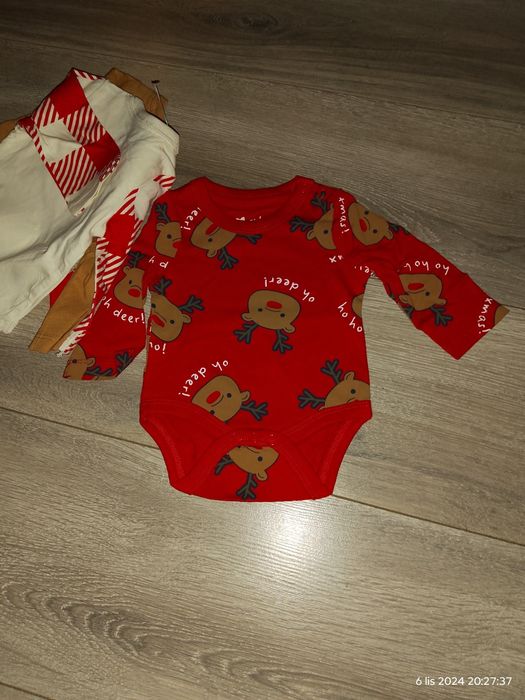 Body r 56-3pak  świąteczne