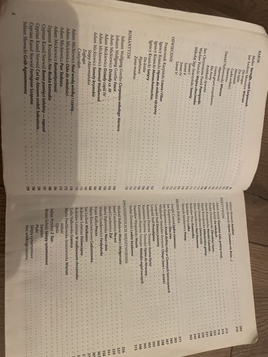 Opracowania lektur liceum i technikum