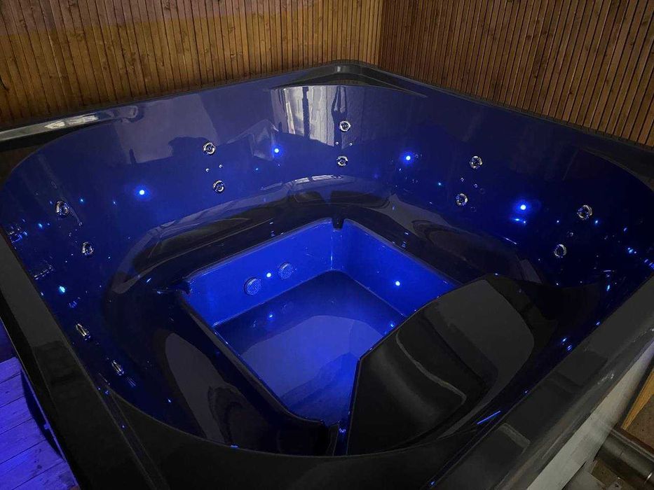 DUŻA balia ogrodowa klasy premium jacuzzi fińska bania wanna SLOW SPA