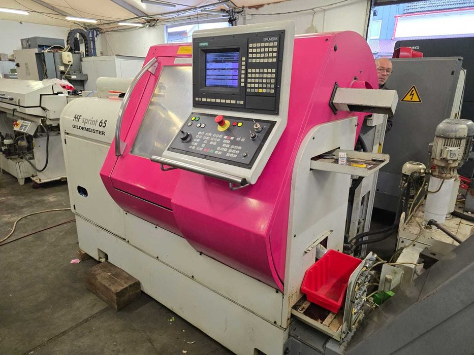 Tokarka Automat CNC DMG GILDEMEISTER MF Sprint 65 _ Oś C _ przechwyt