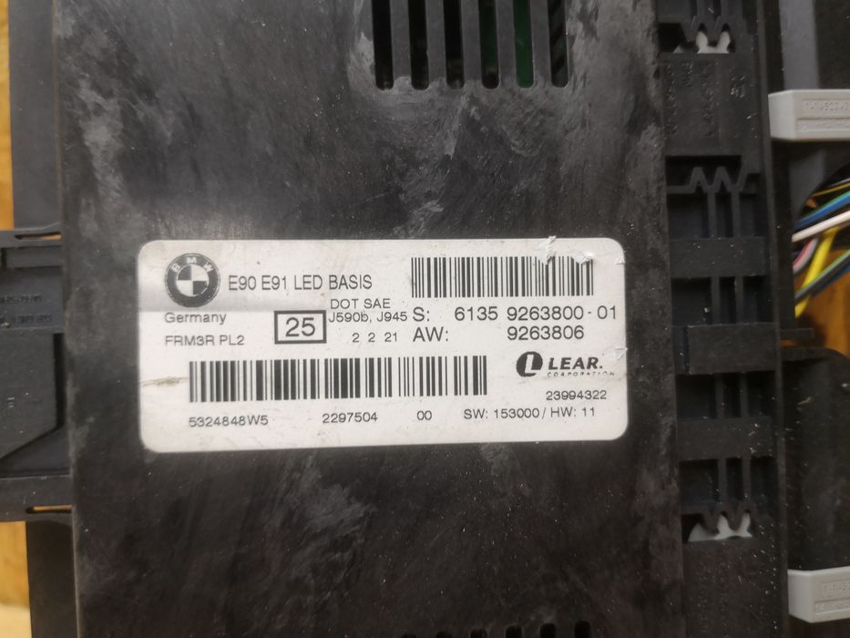 Moduł świateł BMW e90 e91 lift lci led basis FRM3 9263,800