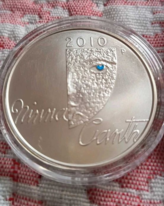 Coin  Finland 10€ 2019 Minna Canth Silver  Rare silver coin  From Finland Rare