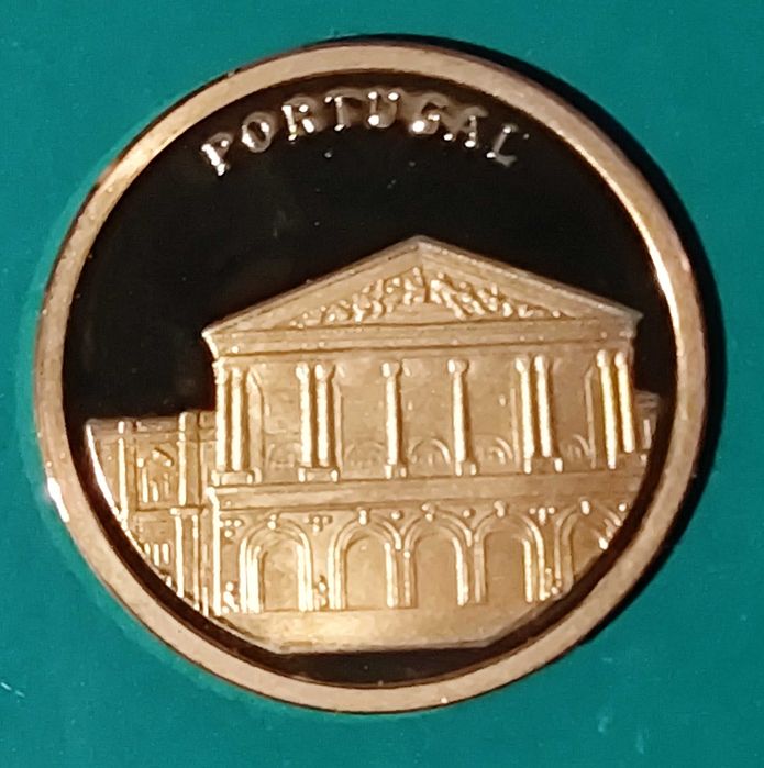 Rara Moeda Medalha Proof de ouro 50 euros - 2.835  gr - 14 K - 1996