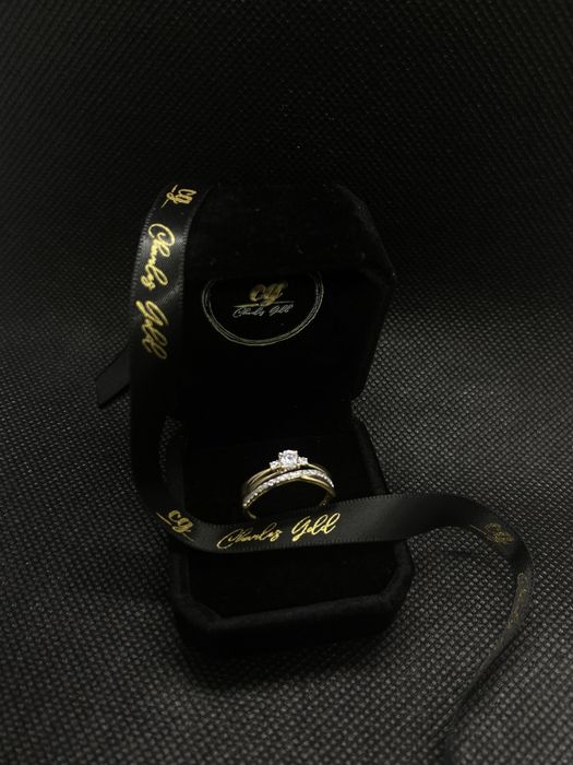 Ouro de 9kt e 14kt com diamantes de laboratorio ,m