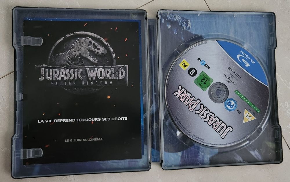 Bluray Jurassic Park Steelbook
