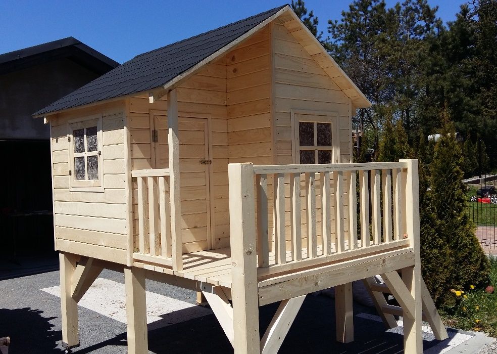 Domek drewniany dla dzieci Plac zabaw