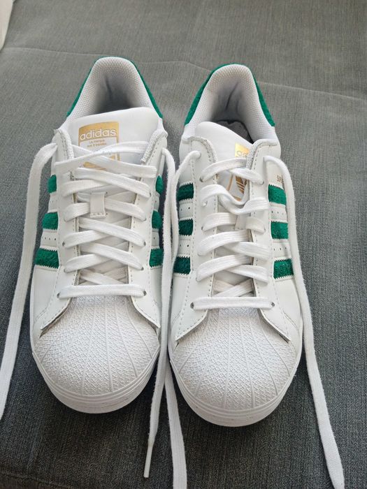 adidas gazelle silver green womens Adidas Superstar White Black – My Sneaker Studio main image 1