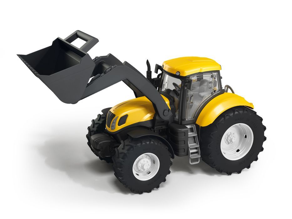 Traktor Żółty Z Łyżką W Pudełku Bruder