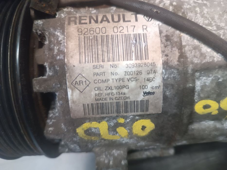 Compressor Ar Condicionado RENAULT CLIO IV - 926000217R