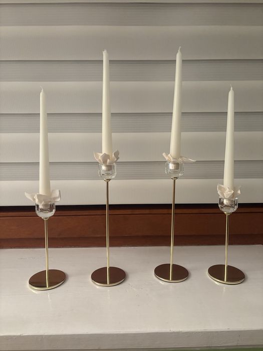 Zestaw czterech świeczników home&you