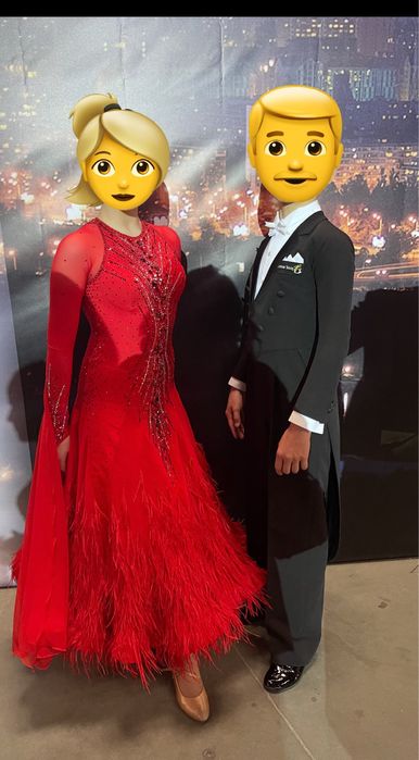 Фрак для бальних танців , юніори 1, стандарт, професійне пошиття