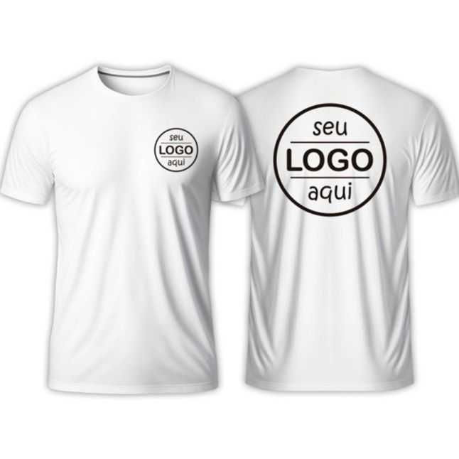 T shirts personalisada com logo da sua empresa ou igreja