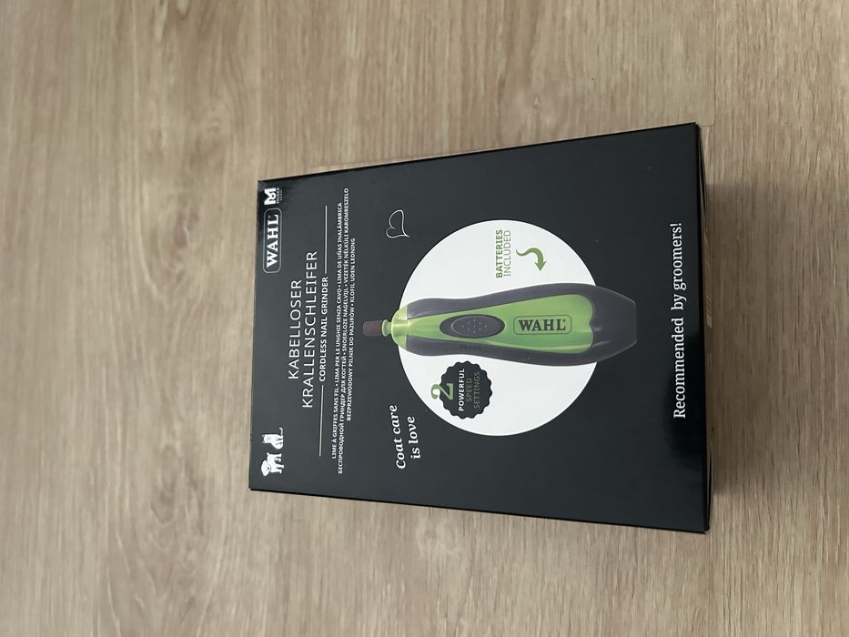 Wahl Cordless Nail Clipper | Novo | Aparador/Lima de Unhas para Cães e Gatos