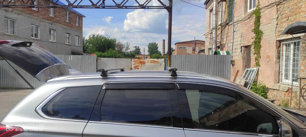 Алюминевые Дуги N 53 P 39 на Mitsubishi Outlander 2015 г.+ с замками