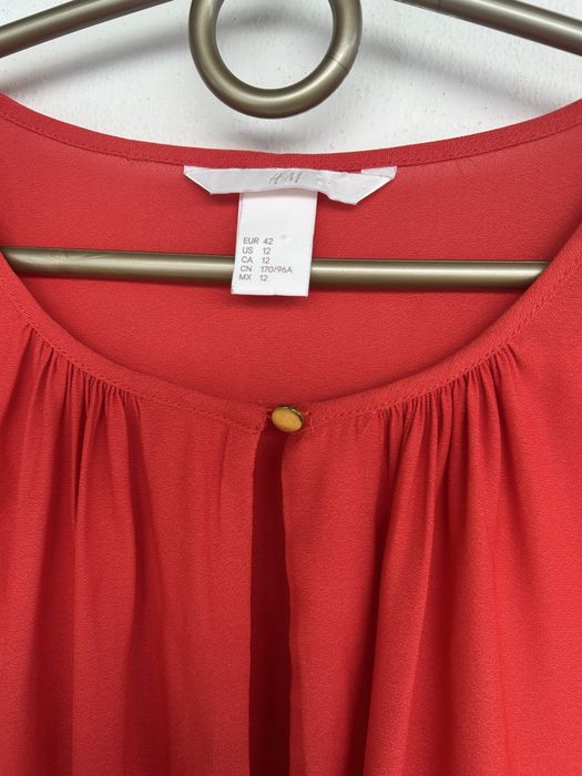 Czerwona bluzka XL H&M