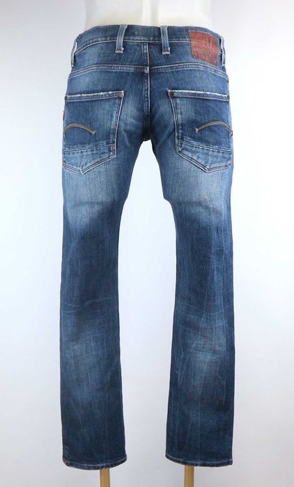 G-Star Defend Super Slim spodnie jeansy W30 L32 pas 2 x 41/42 cm