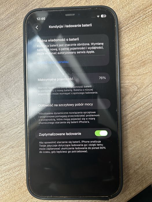 iPhone 12 Pro Max 128GB 76% baterii