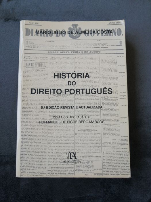 História do Direito Português, Mário Júlio Almeida (portes grátis)