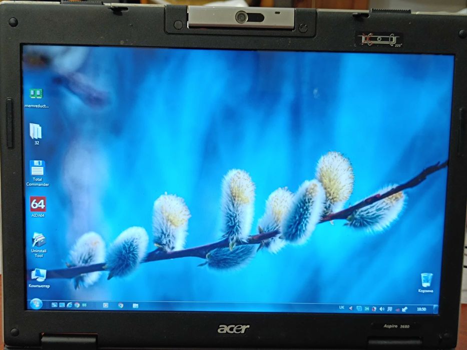 Продам ноутбук Acer aspire 3680, Intel Core 2 Duo T7400 2.16GHz