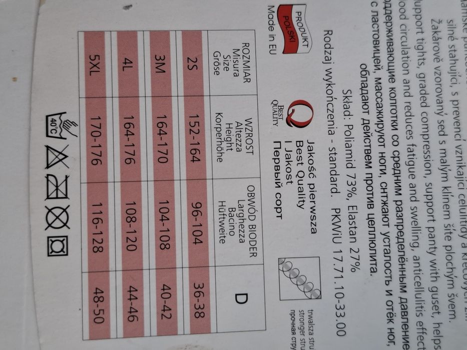 Czarne rajstopy 50 den, r.3