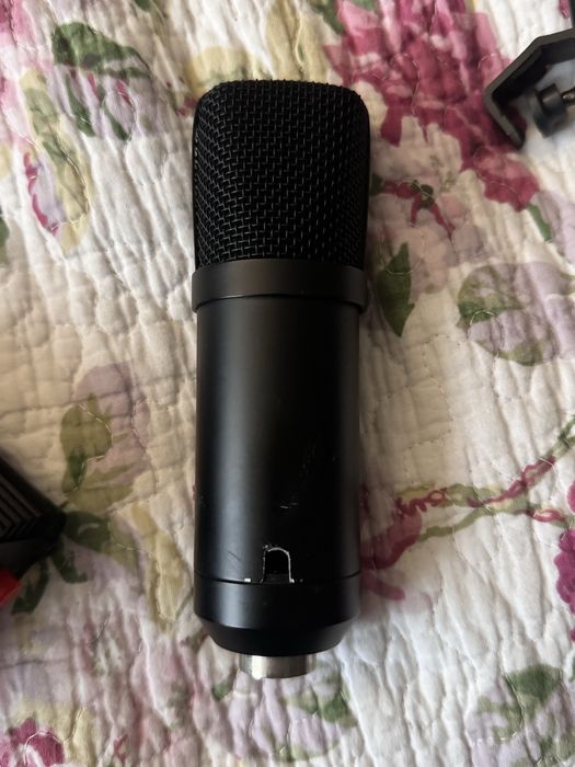 Zestaw mikrofon + zasilacz i kable