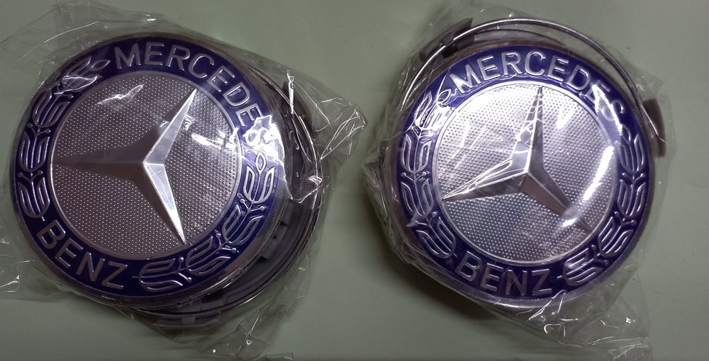 Centros de jantes Mercedes 75mm, 68mm e 60mm