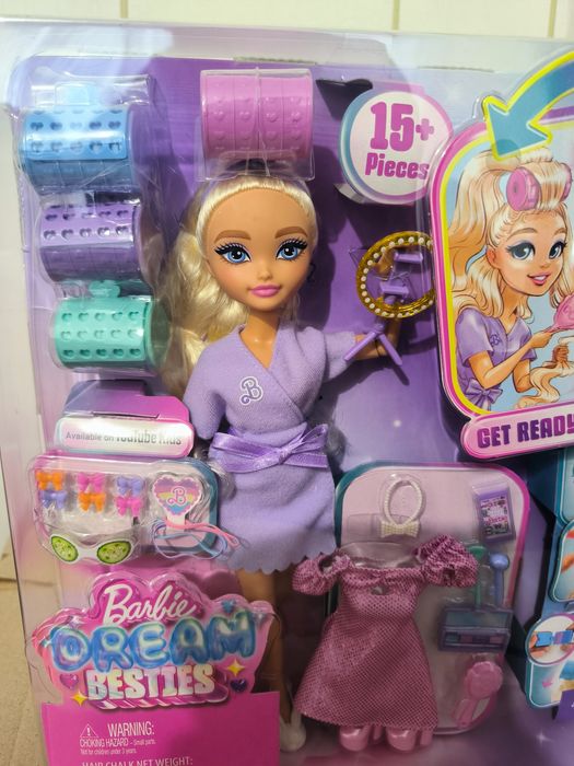 Barbie Dream Ready Malibu besties Барбі Малібу Мій ранок краси зачіска