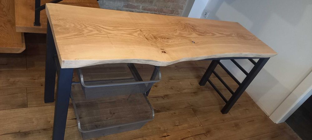 Biurko monolit Jesion