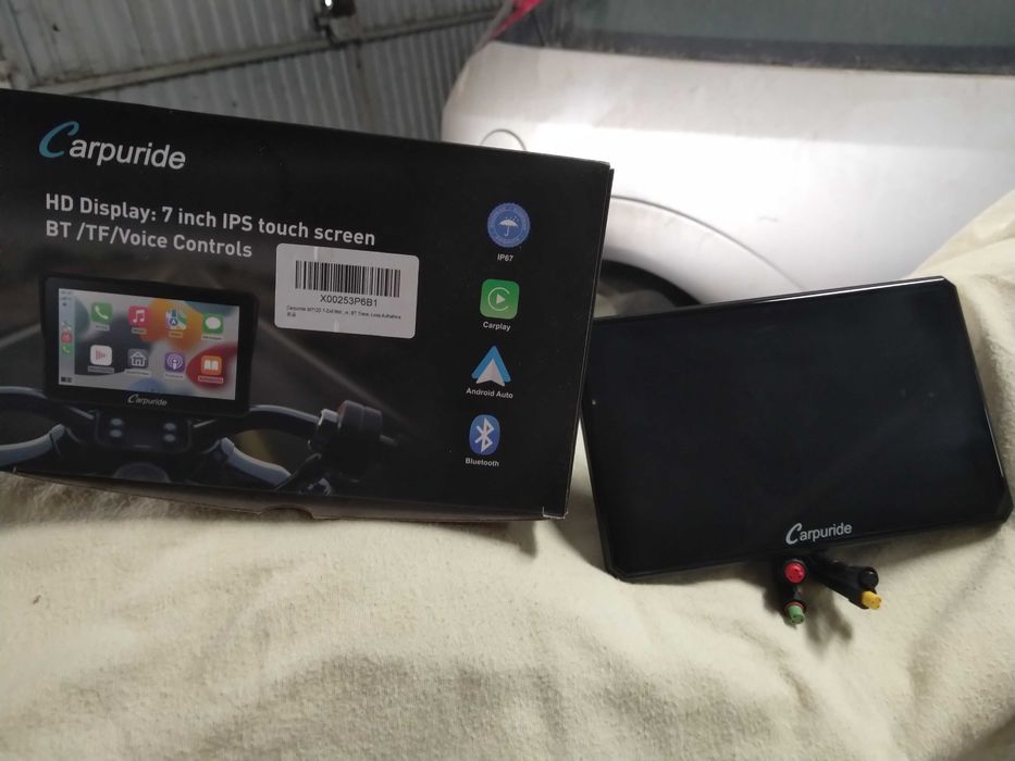 Sistema de Navegação Carpuride 7" (IP67 – À Prova d’Água) com Câmara