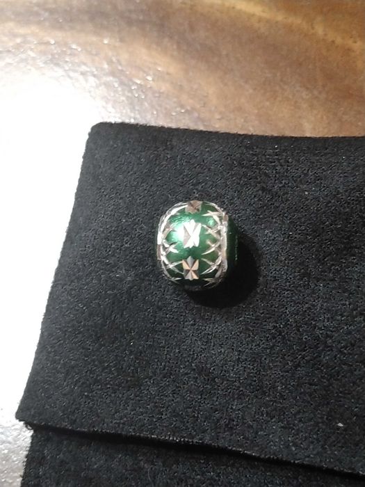 Charms zielono-srebrny