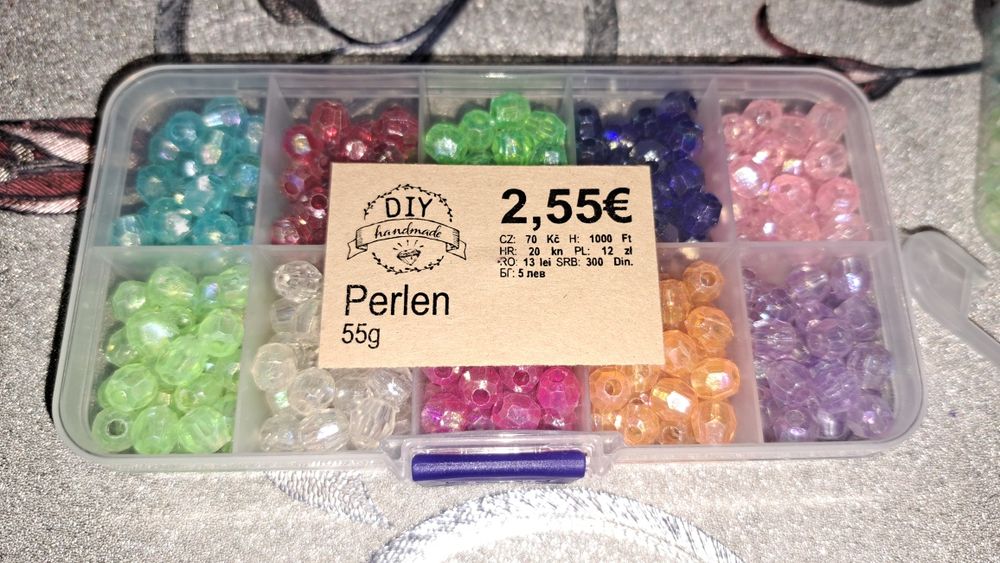 Koraliki Tedi 10 kolorow